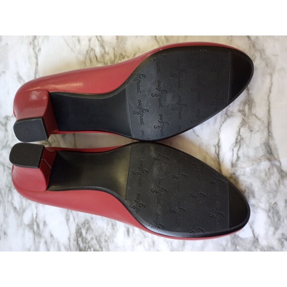 Easy Spirit Red Pumps Size 8W - Picture 8 of 9